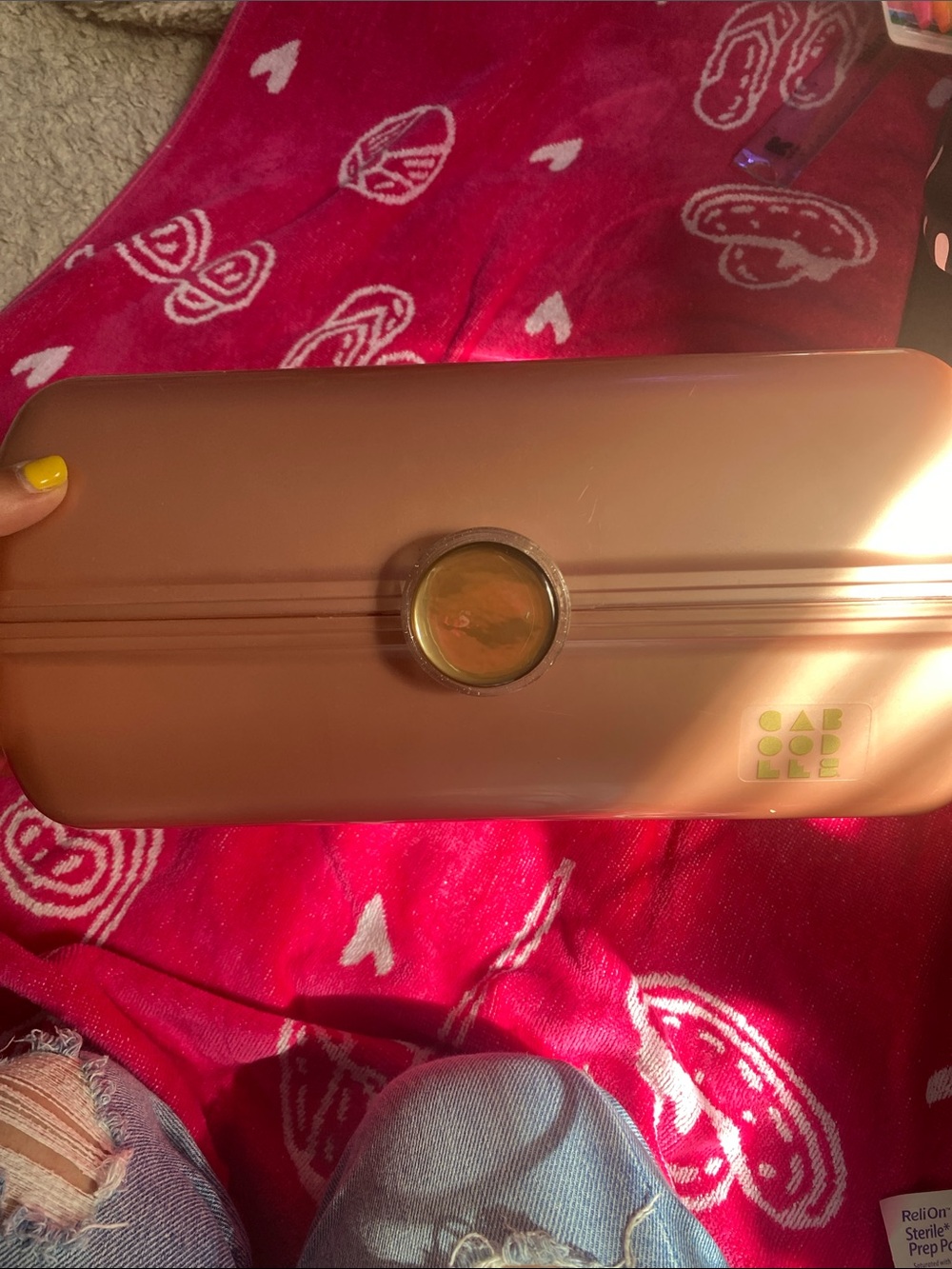 Rose gold  caboodles Rectangular Makeup Case